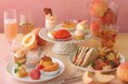 【キハチ 青山本店】甘く芳醇な桃を楽しむ夏限定アフタヌーンティーを発売!ぷるんと食感のジュレ入り白桃パフェなど、桃スイーツを提案