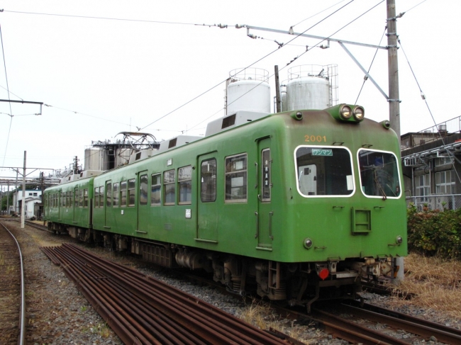 銚子電鉄の車両。画像の車両はイメージですので、実際に特別列車に使用するものとは異なる場合がございます。