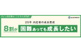 25卒内定者の成長意欲 8割以上が「困難あっても成長したい」