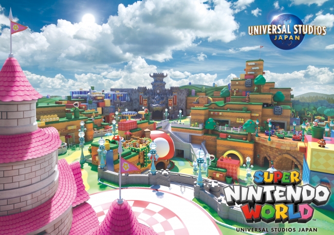 壮大なエリア『SUPER NINTENDO WORLD』