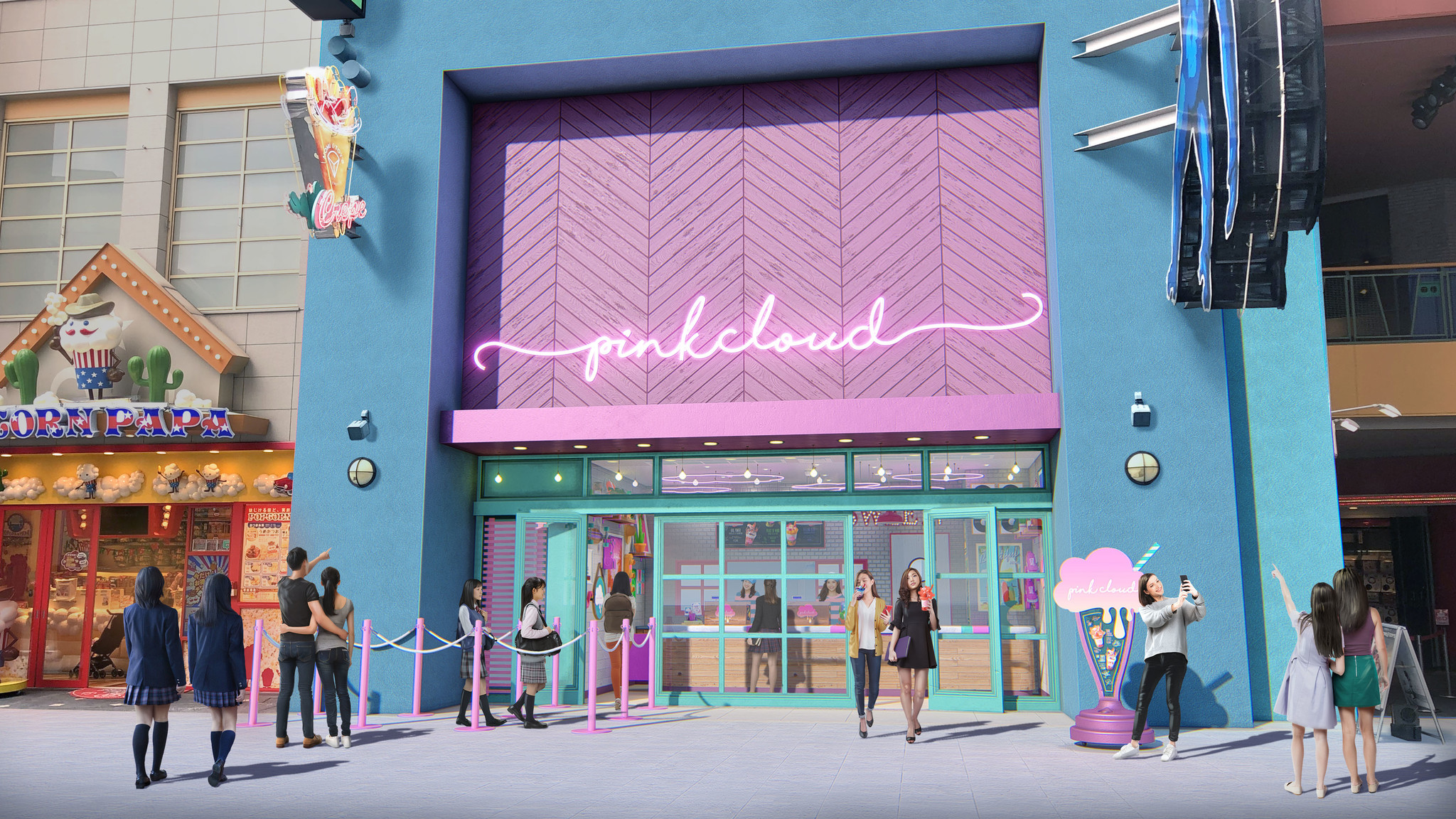デコ盛り シェイクの専門店 Pink Cloud ピンククラウド がユニバーサル シティウォーク大阪に誕生 合同会社ユー エス ジェイのプレスリリース