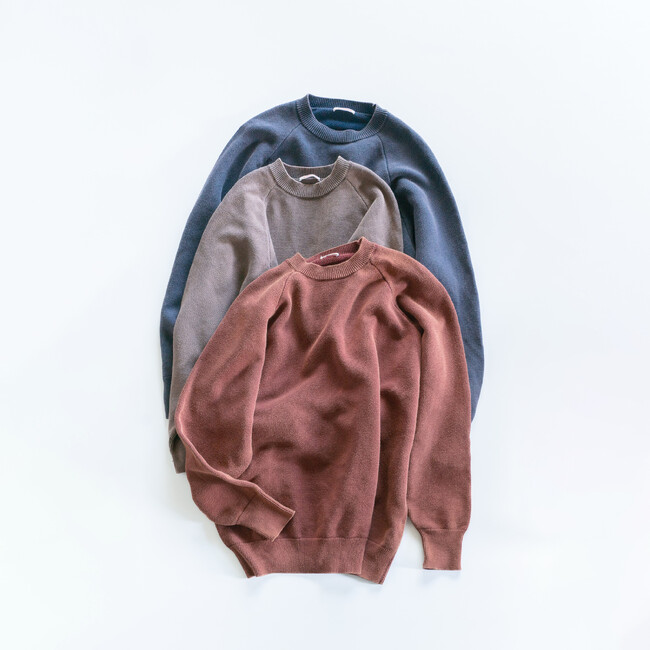 MIST BLEACH FULTON SWEATER ￥18,000-(税込)