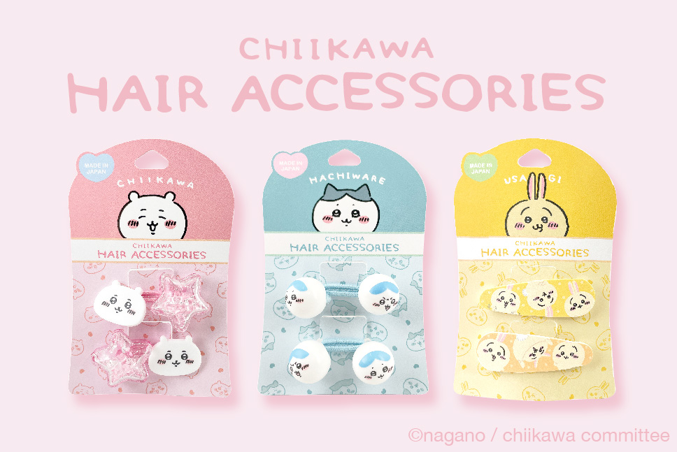 物品 ヘアアクセ ちいかわ スリーピン 2個セット うさぎ イエロー 粧美堂 かわいい メール便可 マシュマロポップ