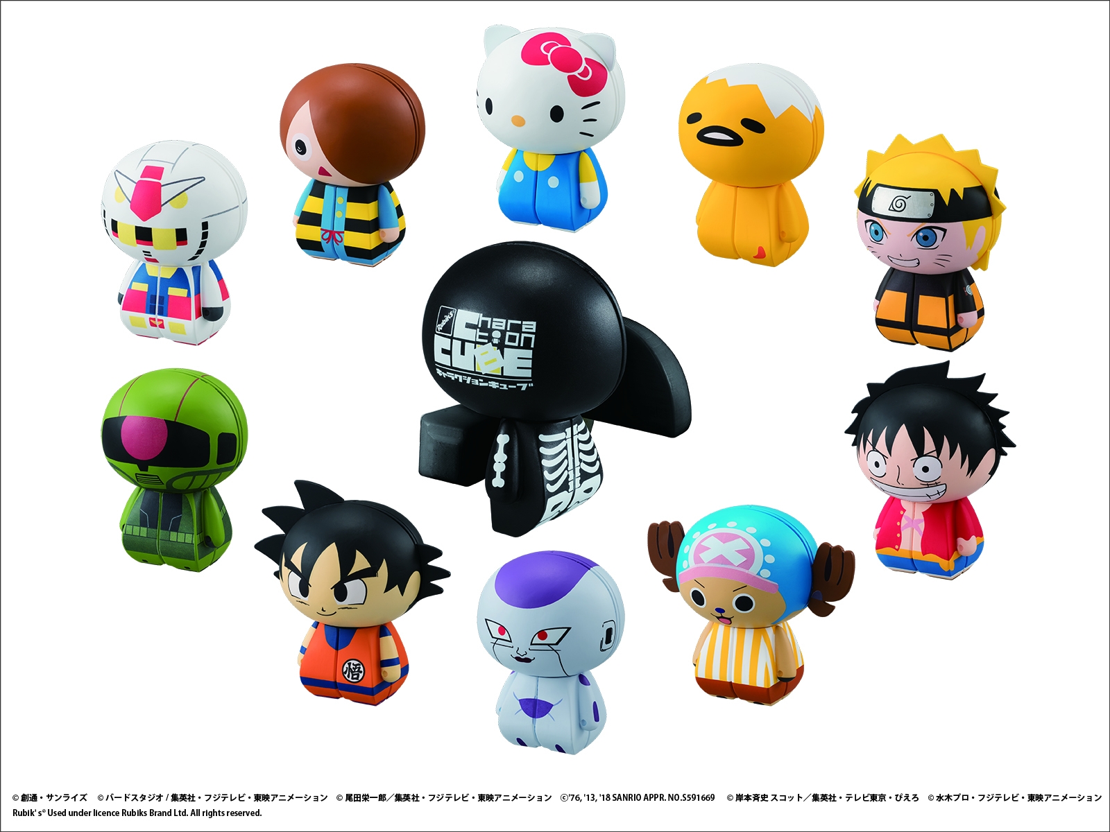 日本発 ルービックキューブ新シリーズ 国内外で人気のキャラクターデザインで世界展開 Charaction Cube キャラクション キューブ メガハウスのプレスリリース