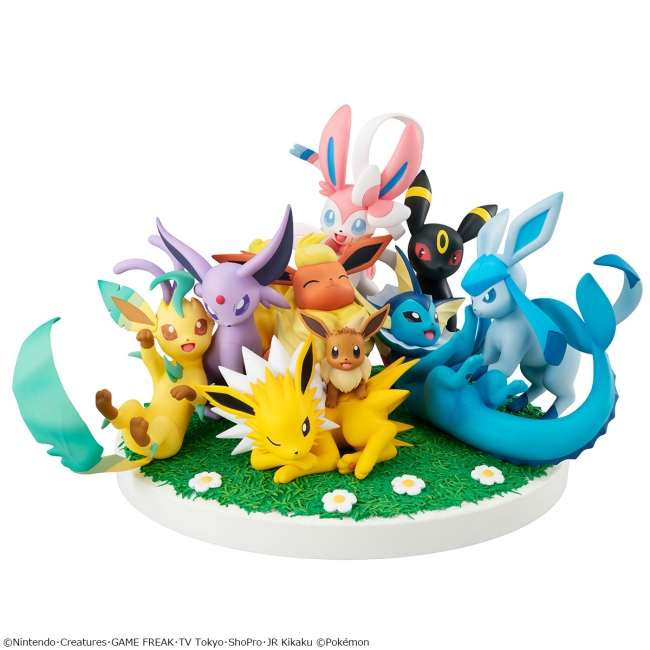 ポケットモンスター より イーブイと進化形ポケモン8匹をフィギュア化 G E M Exシリーズ ポケットモンスター イーブイフレンズ 発売 メガハウスのプレスリリース