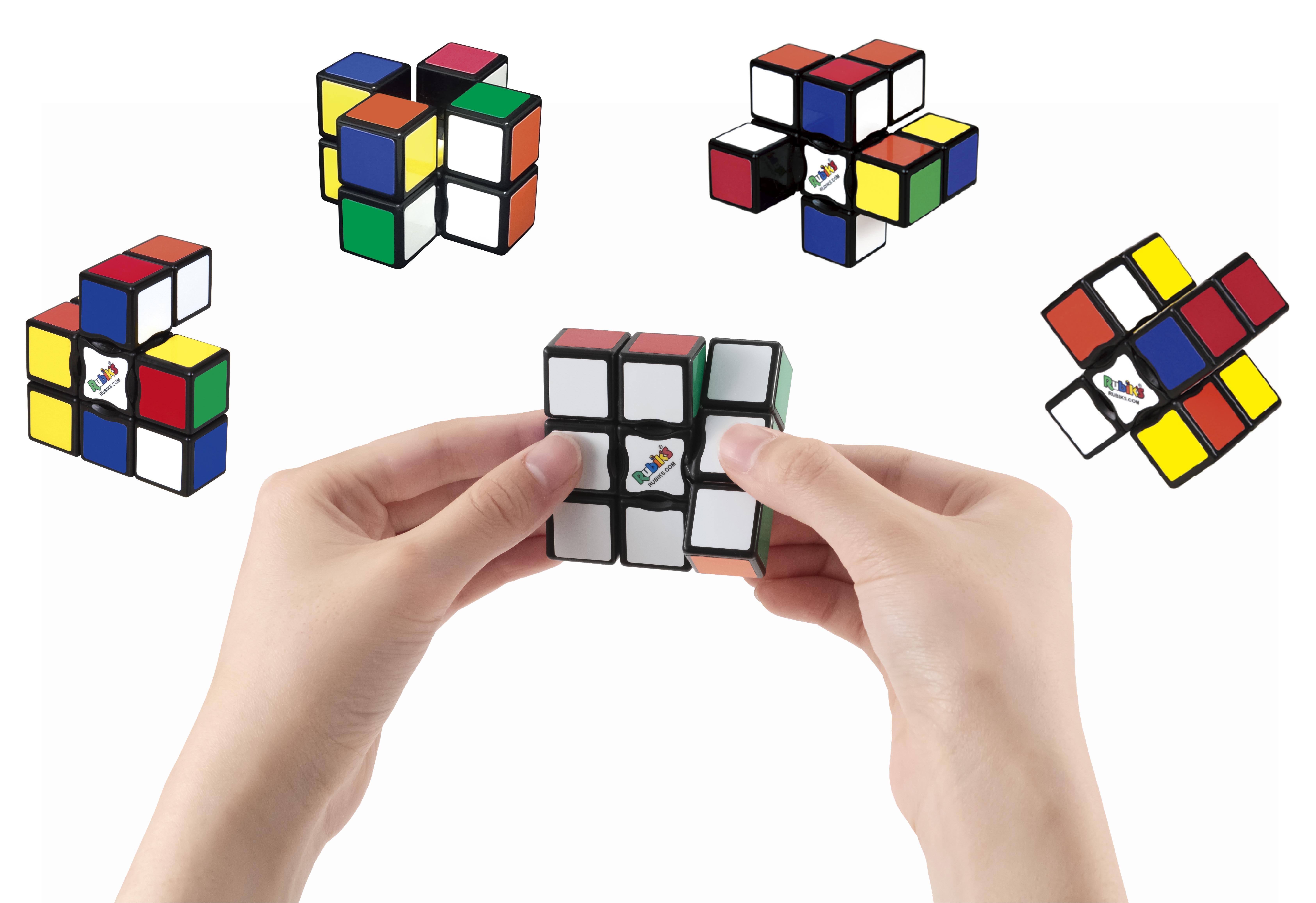 史上最薄の6面立体パズル フラットなルービックキューブ 回転すると色だけでなく形も変わる メガハウスのプレスリリース