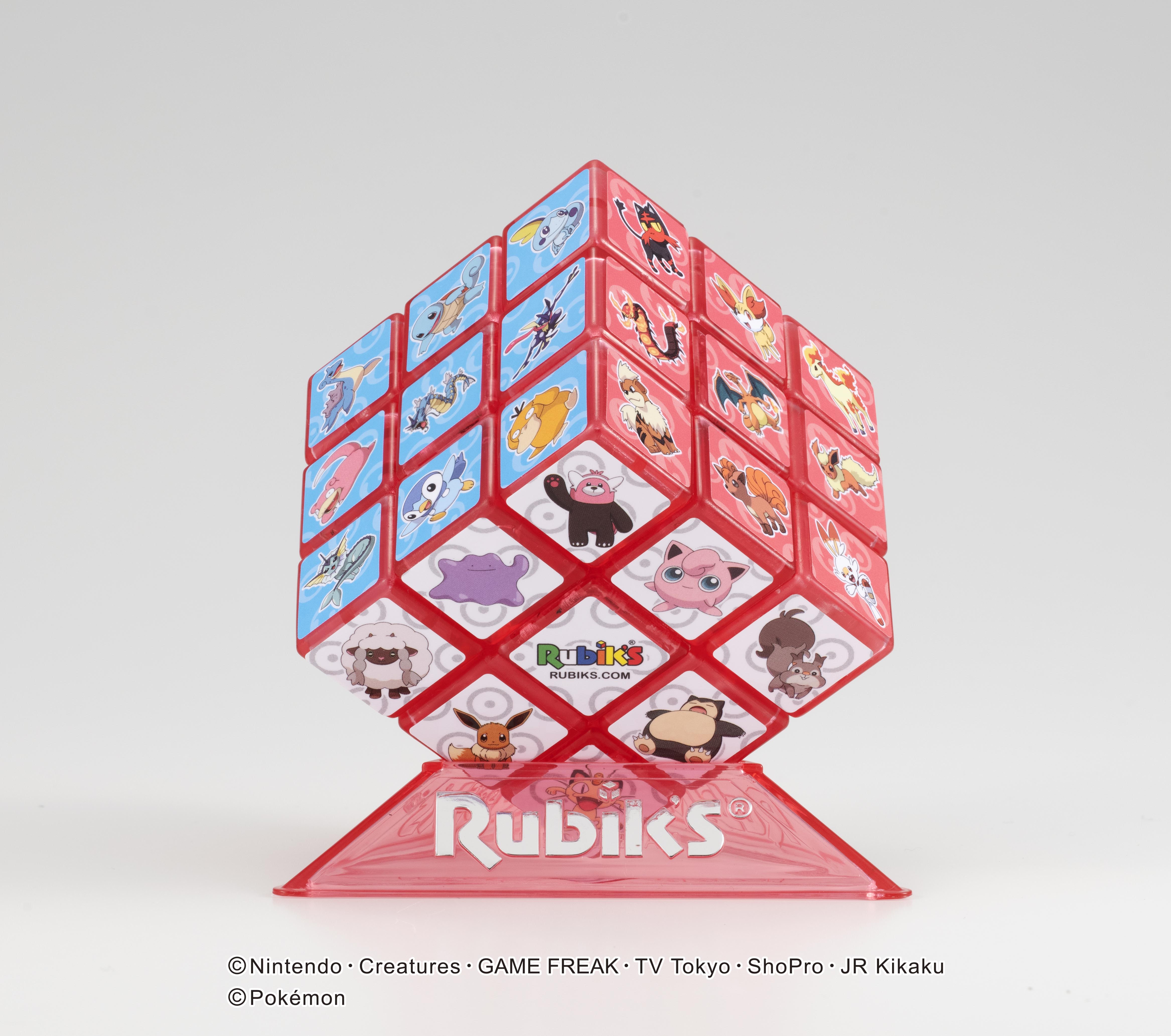 ポケモンのルービックキューブが登場 ポケモンを同じ色で揃えて6面を完成させよう メガハウスのプレスリリース