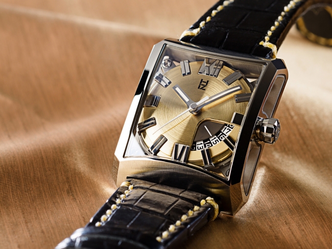 【MINASE】腕時計「FIVE WINDOWS」限定カラー“CHAMPAGNE GOLD”