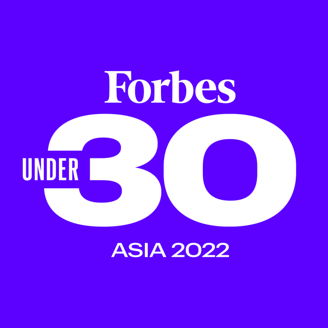 「Forbes 30 Under 30 Asia 2020」