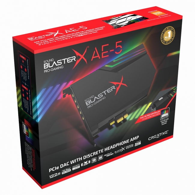 Sound BlasterX AE-5 パッケージ