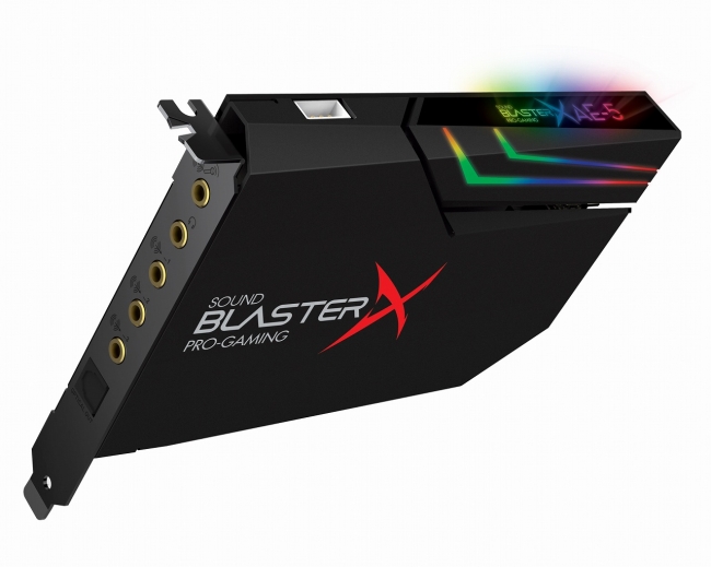 Sound BlasterX シリーズ」に、最大32bit/384kHz ハイレゾ再生対応 