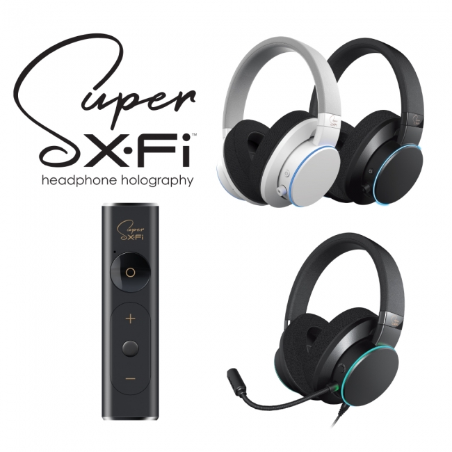 新世代のSuper X-Fiヘッドホンホログラフィ技術採用製品 Creative SXFI