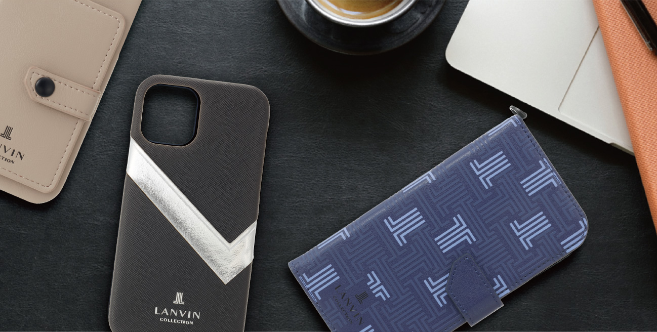 SALEHOT】 ランバン LANVIN COLLECTION - Shell Case Signature with