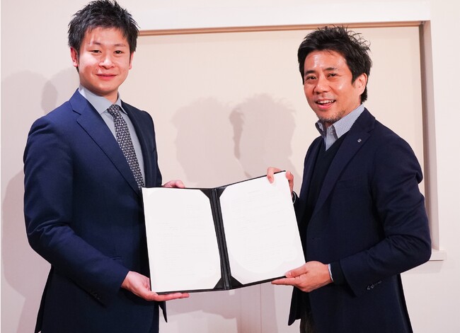 株式会社太陽 代表取締役 川嶋 伶とMOON-X株式会社 代表取締役CEO 長谷川 晋氏