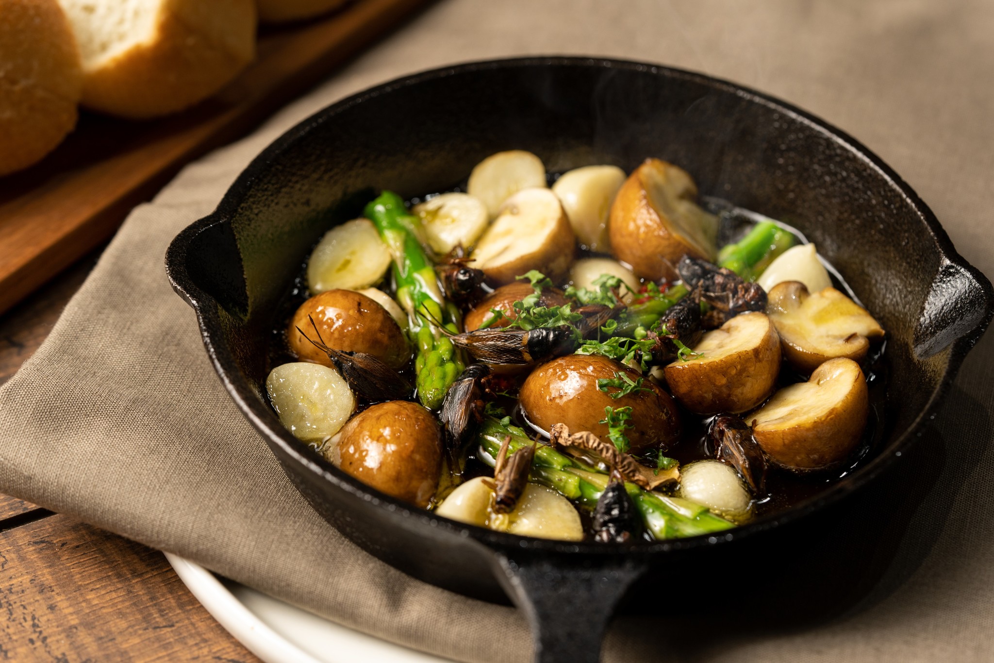 ガーリックマッシュルームのレシピ