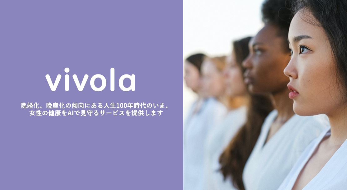 女性医療×AIのvivolaが、プレシリーズAラウンドで1.2億円の資金調達を実施、および顧問に生殖医療専門医の齊藤英和氏が就任。