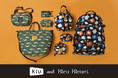 アウトドアアクティビティブランド『KiU(キウ)』と雑貨店「ブルーブルーエ」の人気コラボグッズ!「KiU and BleuBleuet」からお花やキツネが描かれた新柄アイテムが9月2日(火)より発売!