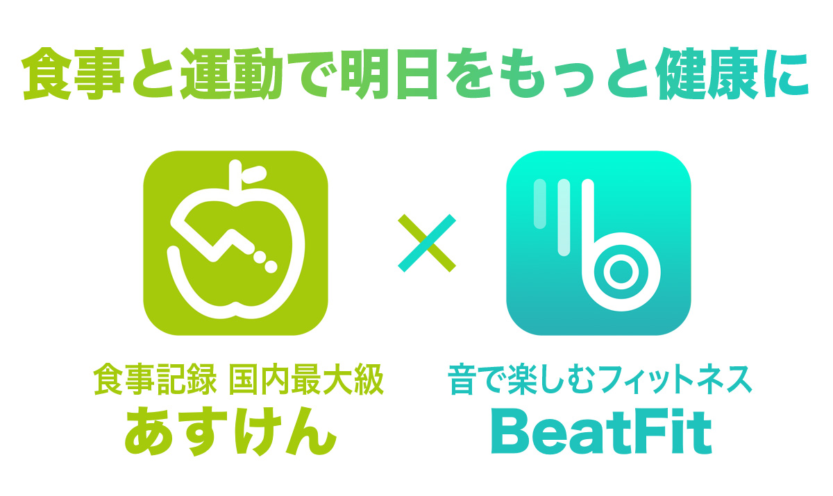 食事と運動で明日をもっと健康に 音で楽しむフィットネスアプリ Beatfit と業務提携 株式会社askenのプレスリリース