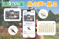 日比谷公園の鳥の声を”見る”!「にぎわい可視化システム」の新機能「鳥の声モード」正式リリース
