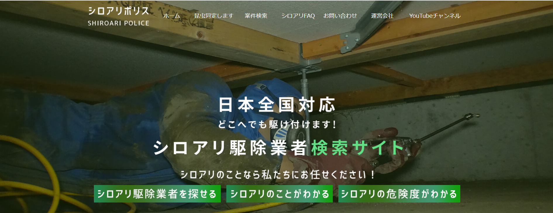安全な シロアリ駆除業者検索サイト シロアリポリス リニューアルオープン 日本ボレイト株式会社のプレスリリース 安全な シロアリ駆除業者検索サイト シロアリポリス リニューアルオープン 日本ボレイト株式会社のプレスリリース