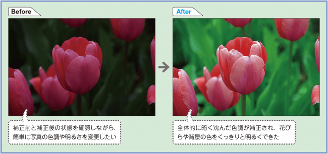 Before Afterから効果がひと目で分かる