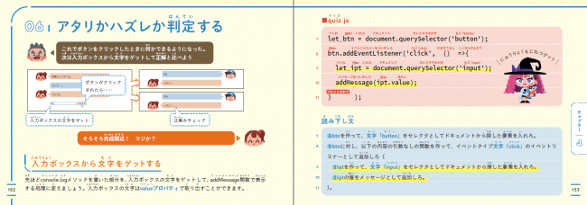 プログラムに「ふりがな」を振り、日本語として意味が通じる文に直した「読み下し文」も用意