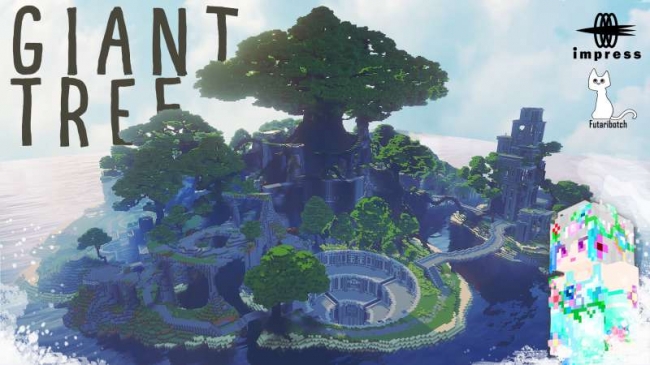 Minecraftゲーム内ストアに 巨大樹のある島 Giant Tree の出品を