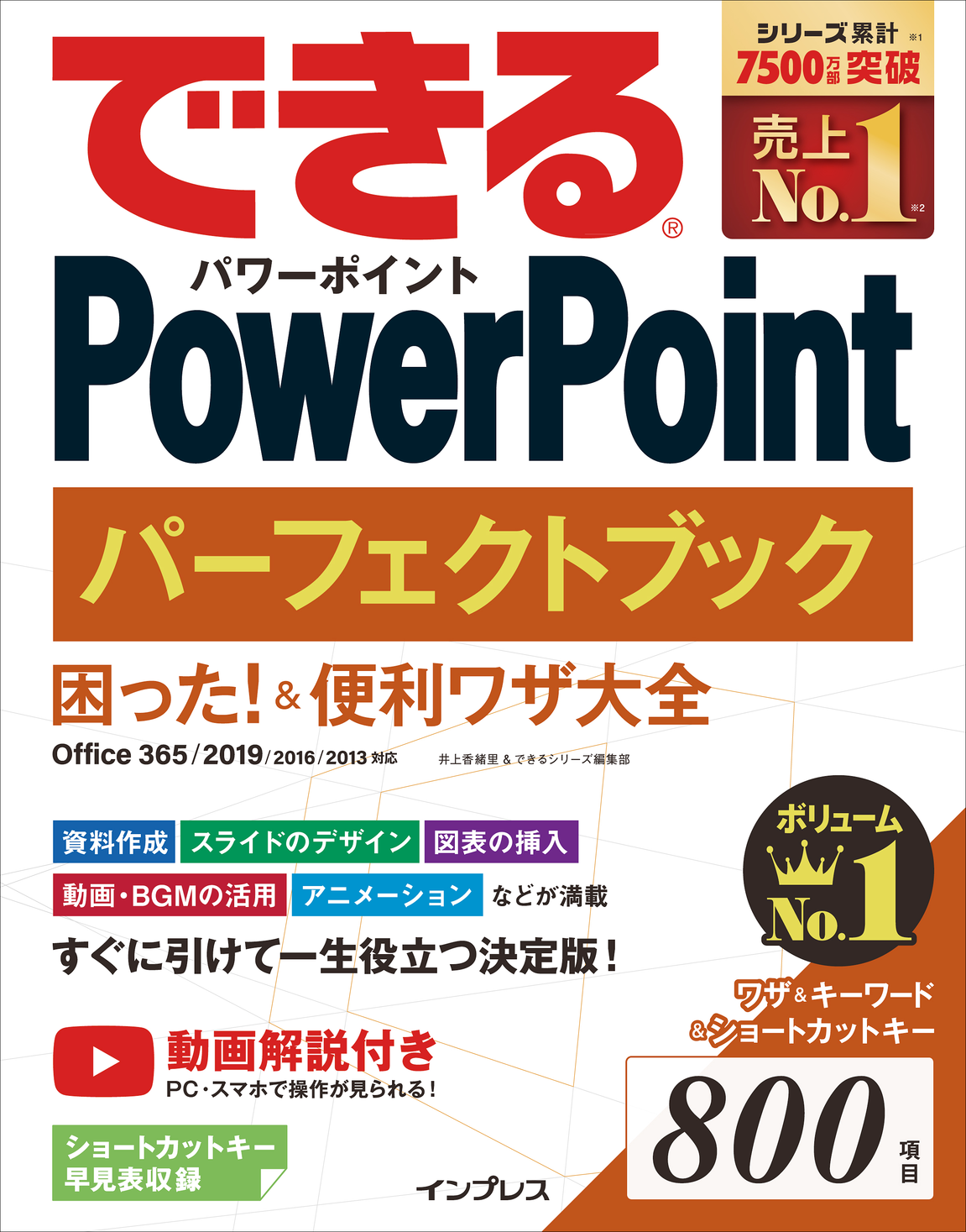 Powerpointの基本から応用まで網羅した できる Powerpoint パーフェクトブック 困った 便利ワザ大全 Office 365 19 16 13対応 を2月28日に発売 株式会社インプレスホールディングスのプレスリリース