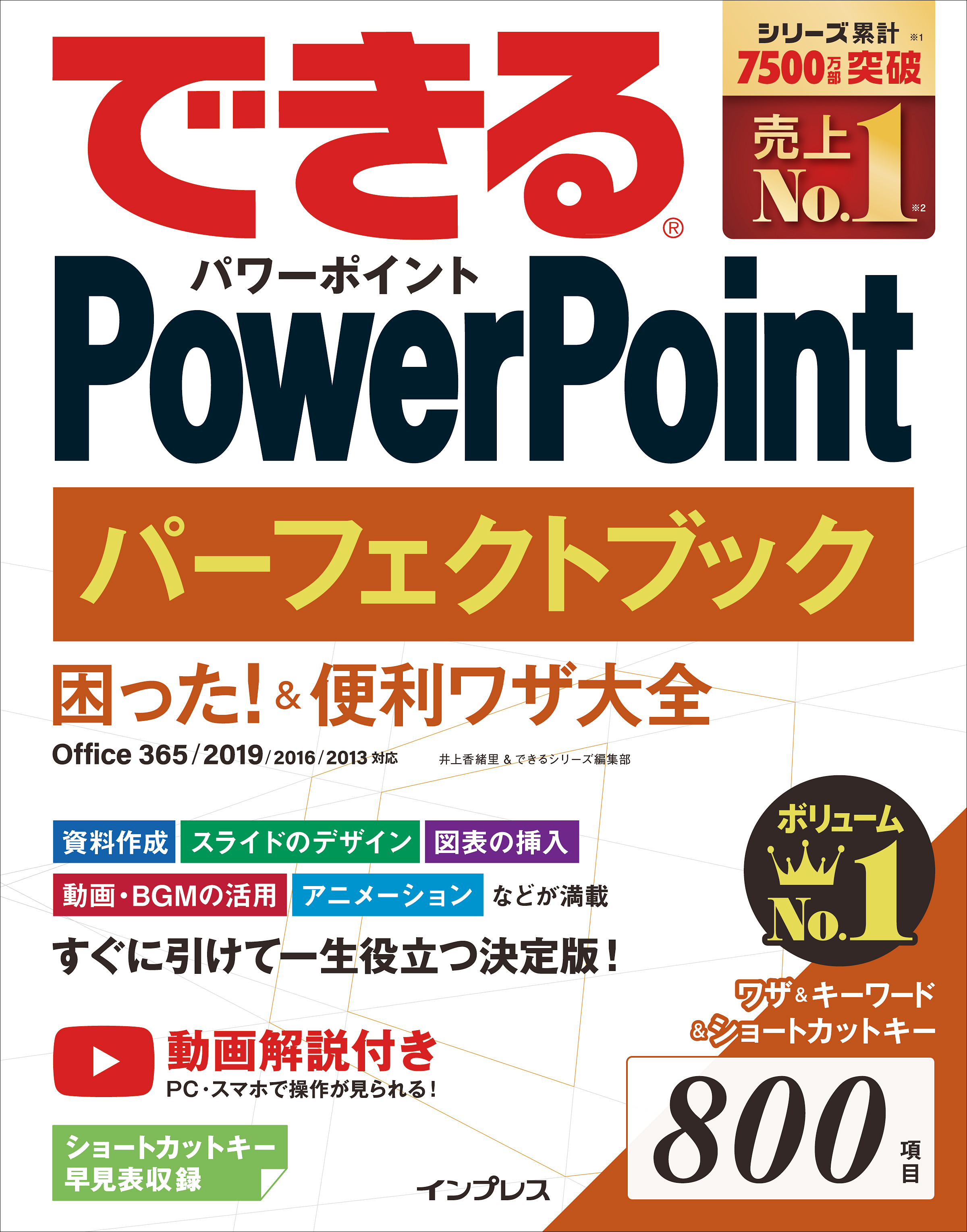 Powerpointの基本から応用まで網羅した できる Powerpoint パーフェクトブック 困った 便利ワザ大全 Office 365 19 16 13対応 を2月28日に発売 株式会社インプレスホールディングスのプレスリリース