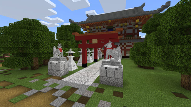 Minecraftゲーム内ストアに 日本の古き良き夏祭りを再現したワールド 江戸の夏 盆踊り の出品を開始 株式会社インプレスホールディングスのプレスリリース