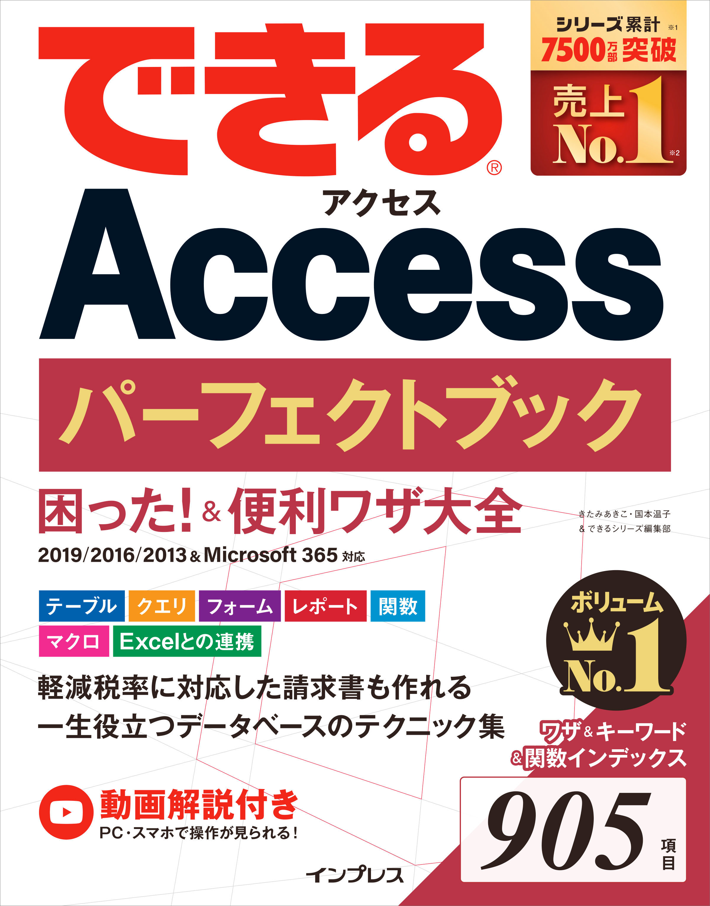 業務に役立つ使い方が見つかる できるaccess パーフェクトブック 困った 便利ワザ大全 2019 2016 2013 Microsoft 365対応 を3月19日に発売 株式会社インプレスホールディングスのプレスリリース