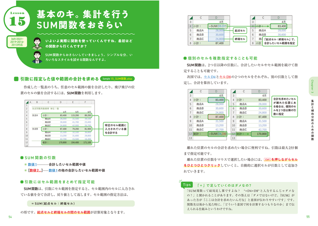 全ページフルカラー。図解と引数の色分けによって理解しやすい