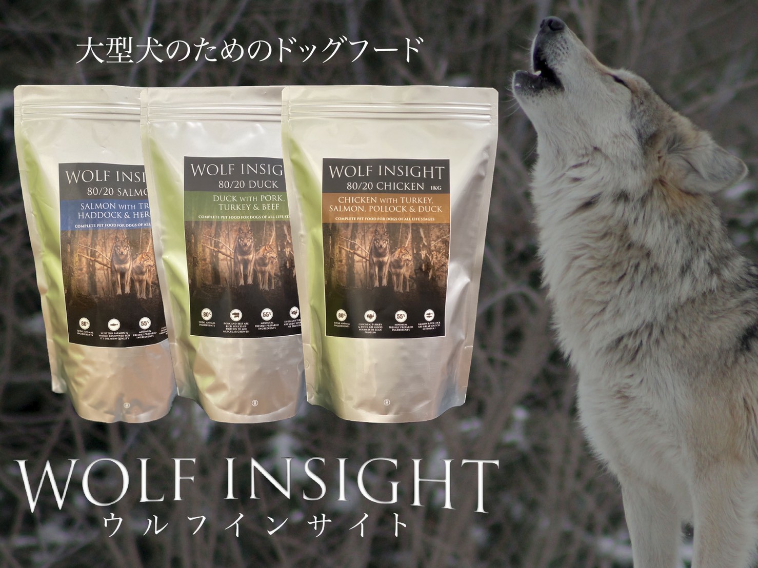 大型犬のためのドッグフード Wolf Insight ウルフインサイト を発売 株式会社yggdrasillのプレスリリース