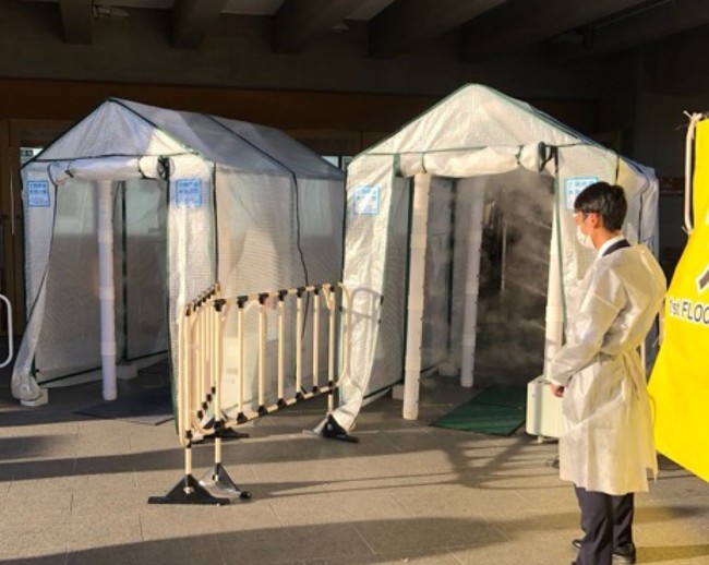 11月13日㈮、14日㈯2days日本武道館で行われた清水翔太さんのLIVE会場入り口で使われた ＭＩＯＸゲートの様子