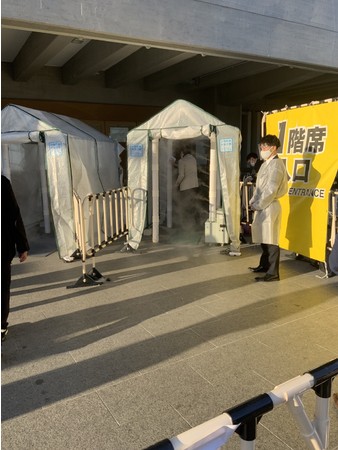 11月13日㈮、14日㈯2days日本武道館で行われた清水翔太さんのLIVE会場入り口で使われた ＭＩＯＸゲートの様子