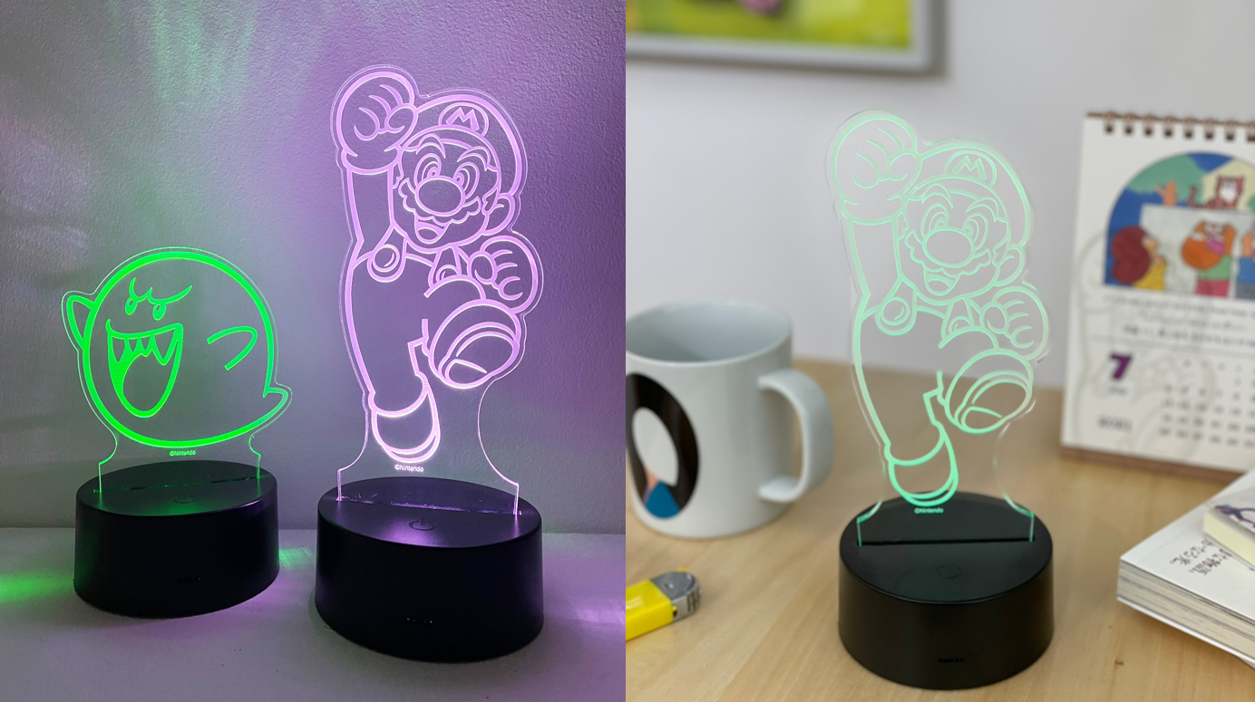 新品 スーパーマリオ 【特典有】ライト 照明 LED MARIO 限定 任天堂