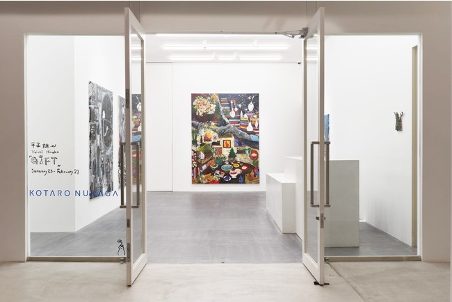 2021年●月開催の個展「GIFT」の様子