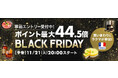 「楽天市場」、「楽天リーベイツ(Rebates)」および「楽天ブックス」でブラックフライデーのイベントを開催