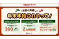 「楽天家計簿」、「年末年始これやって！お金の見直し応援キャンペーン」を開始