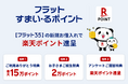 楽天、住宅金融支援機構と連携し、「フラットすまい・るポイント」を通じて【フラット３５】利用者に「楽天ポイント」を進呈する取り組みを開始