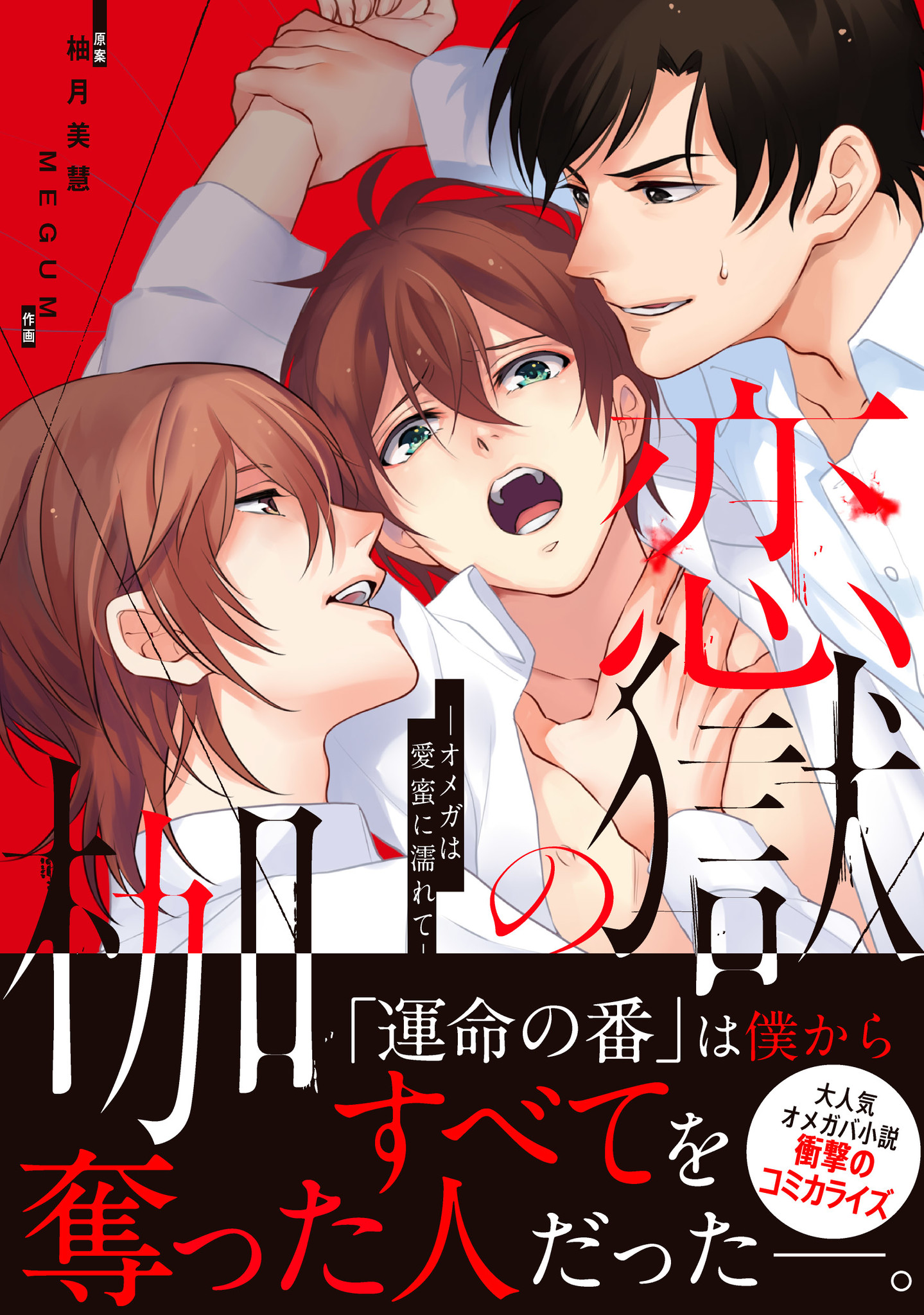 Eclair エクレア コミック より ついに紙コミックスが刊行 第一作目は三角関係 オメガバース 恋獄の枷 オメガは愛蜜に濡れて Mugenupのプレスリリース