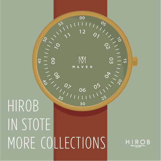 HIROBルクア大阪店にて「Maven Watches」のモアバリエーション