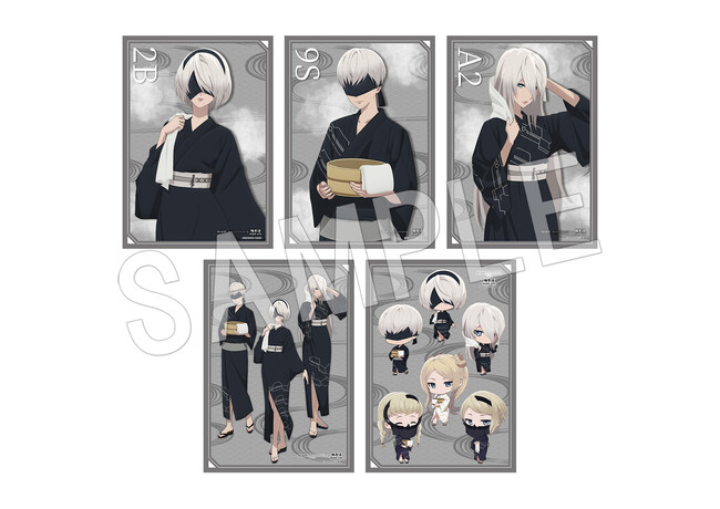 ニーアオートマタ NieR:Automata 極楽湯 9S 当選品 のぼり-