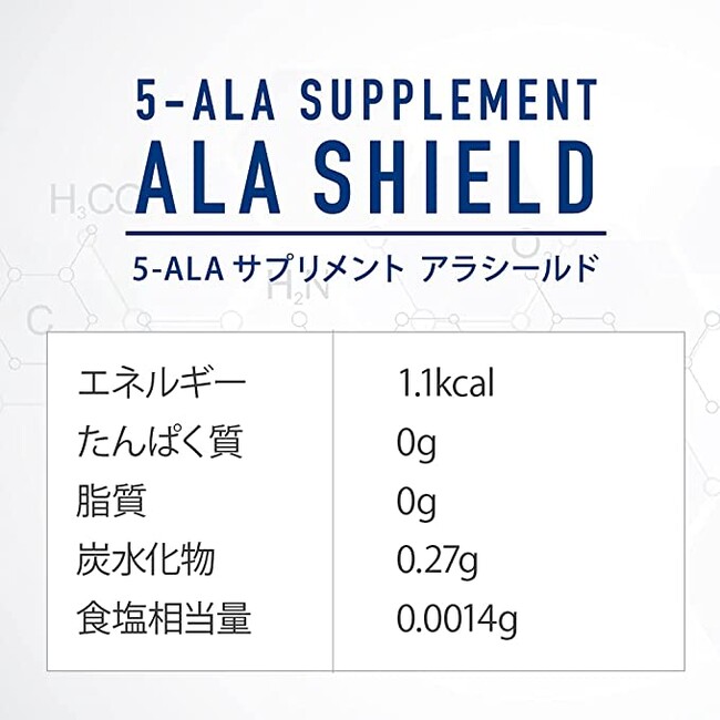 SPECIAL PRICE】話題のサプリ『ALA-SHIELD』が定価の半額以下でご提供