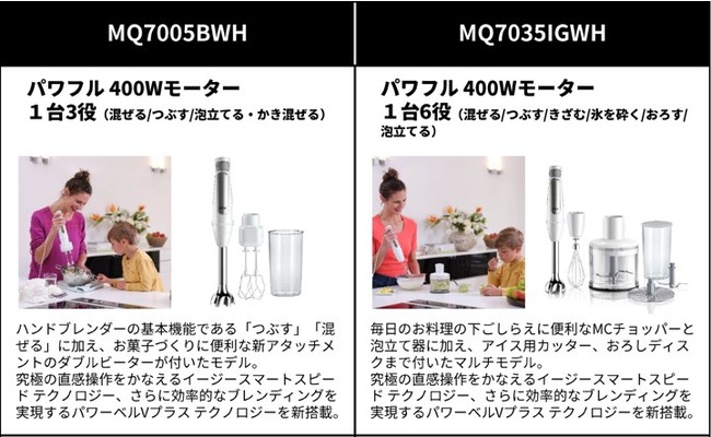 ブラウン マルチクイック 7 ハンドブレンダー MQ7005BWH / MQ7035IGWH