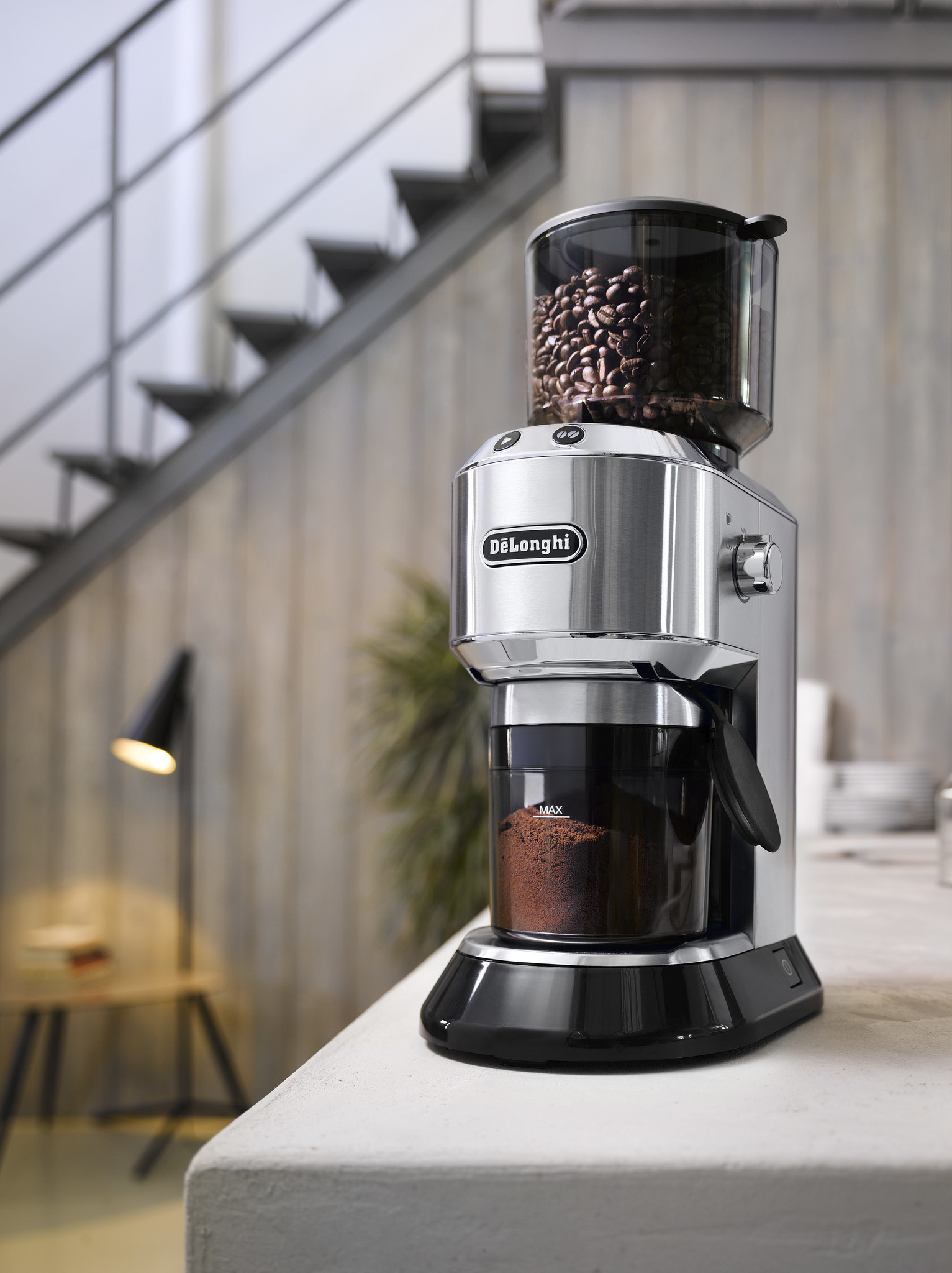 大人気ブランド デロンギ(DeLonghi) コーン式コーヒーグラインダー