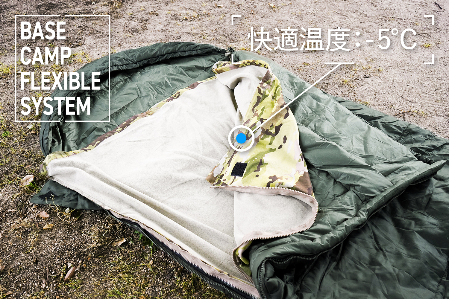 スナグパック シュラフ 寝袋 ベースキャンプ フレキシブルシステム