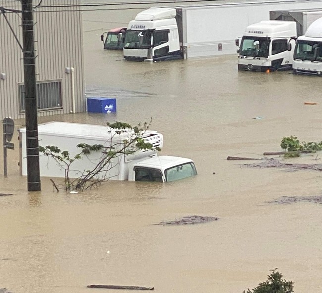 令和3年8月11日からの大雨による災害発生時の武雄市内の状況