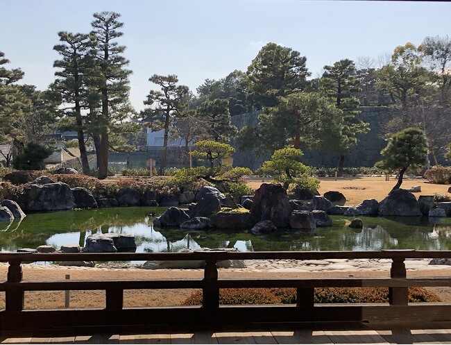 香雲亭から清流園の眺め