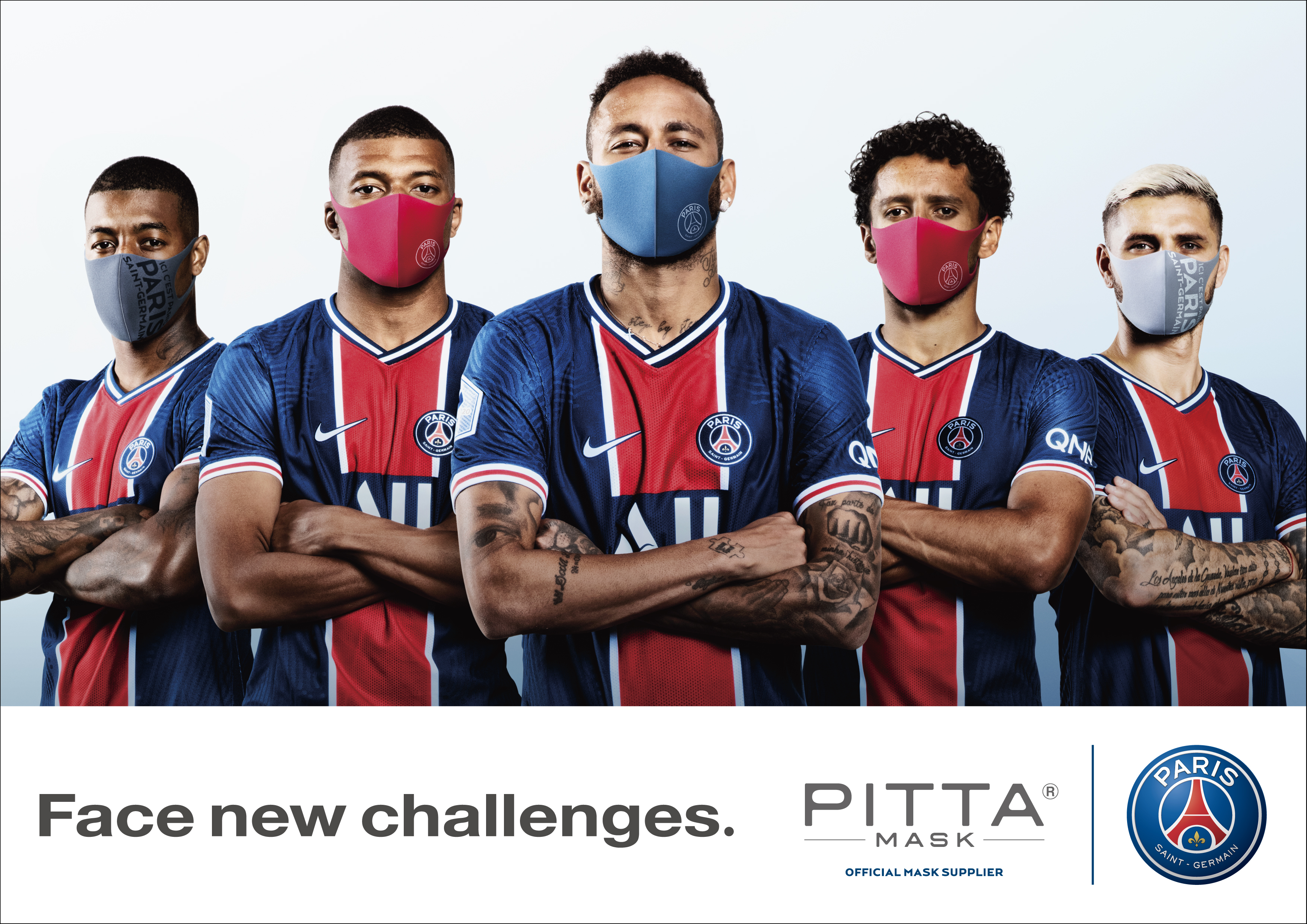 Pitta Mask パリ サン ジェルマン パートナーシップ契約を発表 オフィシャル マスクサプライヤーとして チームをサポート 株式会社アラクスのプレスリリース